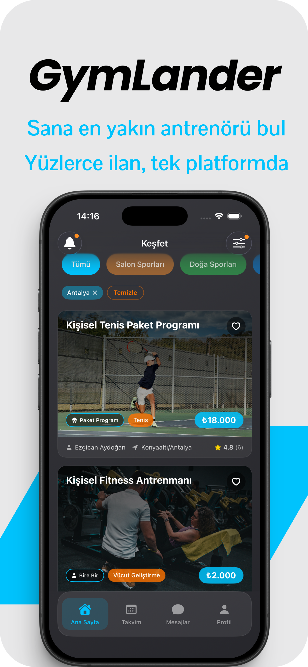 Gymlander Ekran